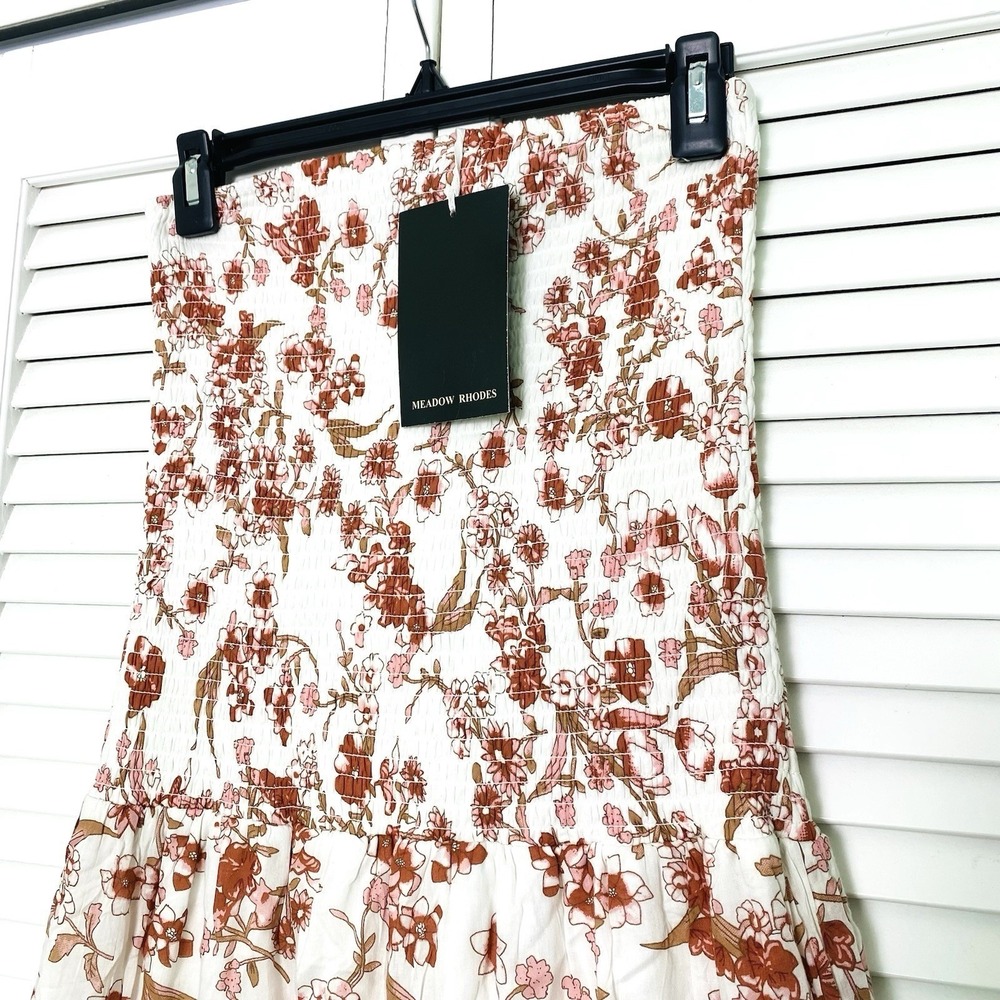 Anthropologie Meadow Rhodes Large Maxi Dress Cottage Romantic Coquette Feminine - Picture 3 of 7